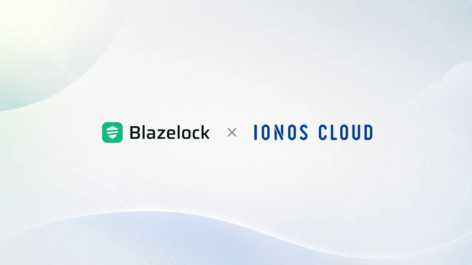 Blazelock and IONOS Cloud logos